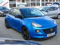 Used Vauxhall Adam S 70 HP (51 kW) 2016 Blue Hatchback