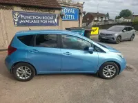 Used Nissan Note Acenta Premium 90 HP (66 kW) 2015 Blue Hatchback