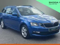 Used Skoda Octavia 85 HP (62 kW) 2018 Race blue metallic Estate