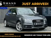 Used Audi A1 S-Line 122 HP (89 kW) 2011 Grey Hatchback