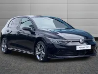 Used VW Golf VIII R-line 150 HP (110 kW) 2021 Black Hatchback