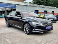 Used Skoda Superb LAURIN & KLEMENT 190 HP (139 kW) 2019 Black Hatchback