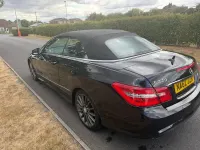 Used Mercedes E220 2012 Black Cabriolet