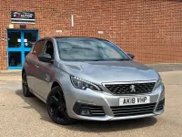 Used Peugeot 308 GT-line 130 HP (95 kW) 2018 Grey Hatchback