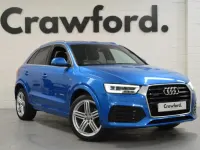 Used Audi Q3 S-line plus 184 HP (135 kW) 2016 Blue SUV