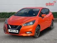 Used Nissan Micra Acenta 92 HP (67 kW) 2021 Orange Hatchback
