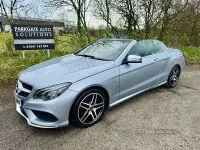 Used Mercedes E220 AMG Line Premium 177 HP (130 kW) 2015 Silver Cabriolet