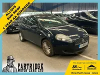 Used Fiat Grande Punto 77 HP (56 kW) 2008 Blue Hatchback