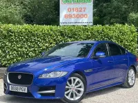 Used Jaguar XF R-Sport 241 HP (177 kW) 2018 Blue Sedan