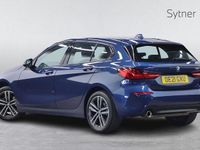 Used BMW 118 Sport Line 136 HP (100 kW) 2021 Blue Hatchback