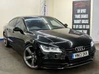 Begagnad Audi A7 Black Edition 2013 Svart Halvkombi