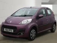 Used Peugeot 107 Active 68 HP (50 kW) 2012 Mauve/purple Hatchback
