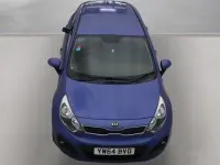 Used Kia Rio 75 HP (55 kW) 2015 Blue Hatchback