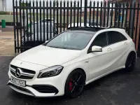 Used Mercedes A45 AMG Premium 2017 White Hatchback