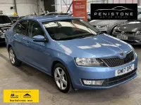 Used Skoda Rapid SE L 110 HP (80 kW) 2017 Blue Hatchback