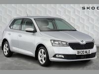 Used Skoda Fabia SE 95 HP (69 kW) 2020 Brilliant silver metallic Hatchback