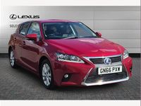 Used Lexus CT200h 136 HP (100 kW) 2016 Red Hatchback