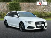Used Audi A6 Black Edition 177 HP (130 kW) 2013 White Estate