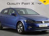Used VW Polo Match 95 HP (69 kW) 2021 Blue Hatchback