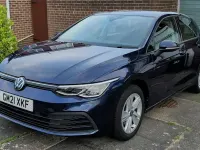 Used VW Golf VII Life 150 HP (110 kW) 2021 Blue Hatchback