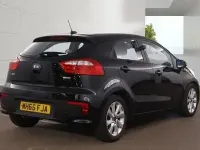 Used Kia Rio 89 HP (65 kW) 2016 Black Hatchback