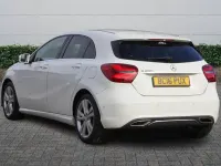 Begagnad Mercedes A200 Premium 156 HK (114 kW) 2016 Vit Halvkombi