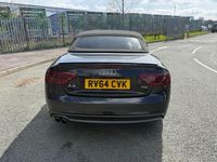 Used Audi A5 Cabriolet S-Line 2014 Black Cabriolet