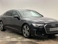Used Audi A6 S-Line 204 HP (150 kW) 2023 Blue Sedan