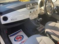 Used Fiat 500 Lounge 2009 White Cabriolet