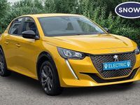 Used Peugeot e-208 Allure 100 kW (136 HP) 2021 Yellow Hatchback