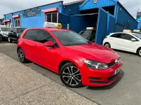 Used VW Golf VII S 105 HP (77 kW) 2015 Red Hatchback