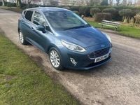Used Ford Fiesta Titanium 95 HP (69 kW) 2020 Blue Hatchback