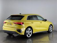 Used Audi A3 Sportback S-Line 2022 Yellow Hatchback