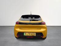 Used Peugeot e-208 GT-line 98 kW (134 HP) 2020 Yellow Hatchback