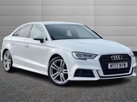 Used Audi A3 S-Line 150 HP (110 kW) 2017 White Sedan