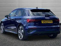 Used Audi A3 Comfort 150 HP (110 kW) 2022 Navarra blue Sedan