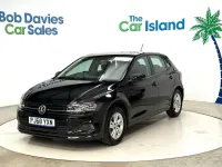 Begagnad VW Polo SE 65 HK (47 kW) 2019 Svart Halvkombi
