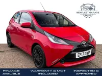 Used Toyota Aygo X-play 69 HP (50 kW) 2017 Red Hatchback