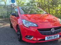 Used Vauxhall Corsa Edition 70 HP (51 kW) 2015 Red Hatchback