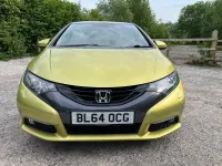 Used Honda Civic EX 142 HP (104 kW) 2014 Yellow Hatchback