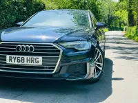 Used Audi A6 S-Line 204 HP (150 kW) 2019 Blue Estate