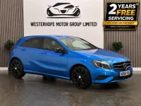 Used Mercedes A200 2015 Blue Hatchback