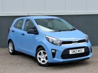Used Kia Picanto 2021 Blue Hatchback