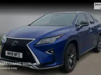 Used Lexus RX450h Sport Line 2018 Blue SUV
