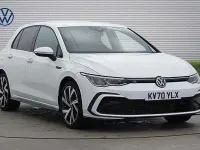 Used VW Golf VII R-line 130 HP (95 kW) 2020 White Hatchback