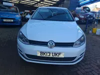 Used VW Golf VII SE 105 HP (77 kW) 2013 White Hatchback