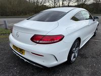 Used Mercedes C220 AMG line 2016 White Coupe