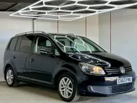 Used VW Touran SE 105 HP (77 kW) 2013 Black MPV