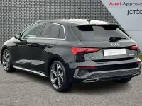 Used Audi A3 S-Line 147 HP (108 kW) 2024 Black Hatchback