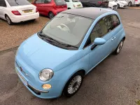 Used Fiat 500 Lounge 69 HP (50 kW) 2013 Blue Hatchback